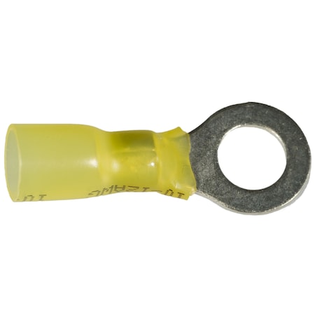 Midwest Fastener Ring Terminal, 10 AWG, Plastic Insulated, 6 PK 67956